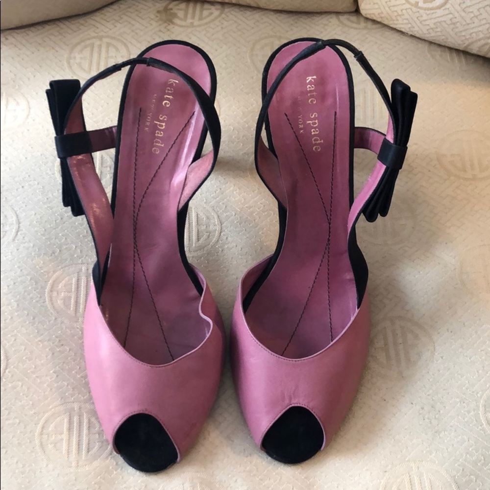 Kate spade peep toe heels. Gorg!